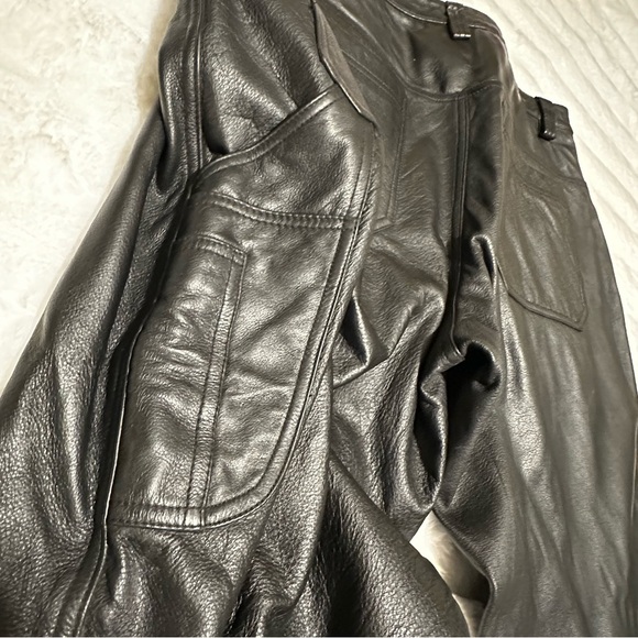 Men’s M.Julian Wilson’s Leather Motorcycle Riding Pants Size 36x32 - Picture 11 of 16